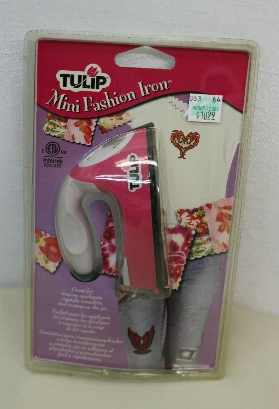 Tulip Mini Fashion Iron 23428  New Sealed